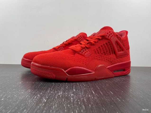 Red Jordan Retro 4 Flyknit AQ3559-600 0709